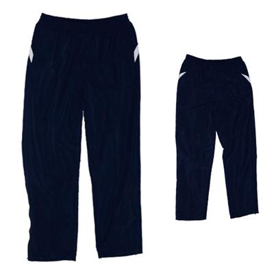 YJ-3006 Lined Blue Microfiber Sports Pants Sweatpants For Men