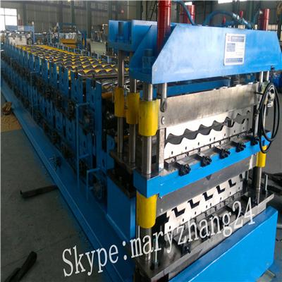 Double Layer Roof Tile Roll Forming Machine in Tile Making