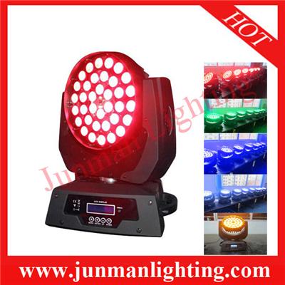 36*15W RGBWA 5 In 1 LED Moving Head Zoom Light Stage Lighting DMX