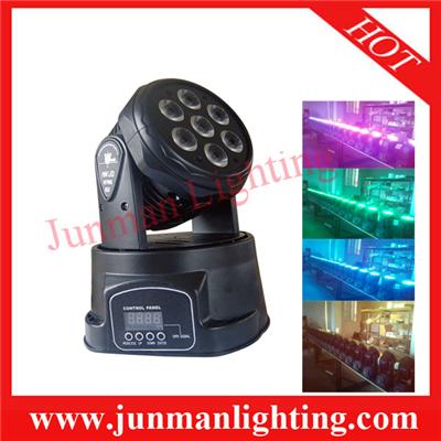7*10w RGBW 4 In 1 LED Moving Head Light Stage Lighting Effect