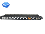 UTP Crossed Blank Patch Panel 24Port With Back Bar