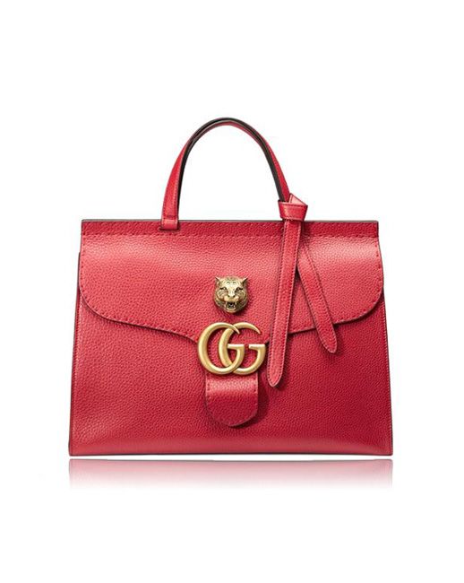 Gucci GG Marmont Leather Top Handle Bag