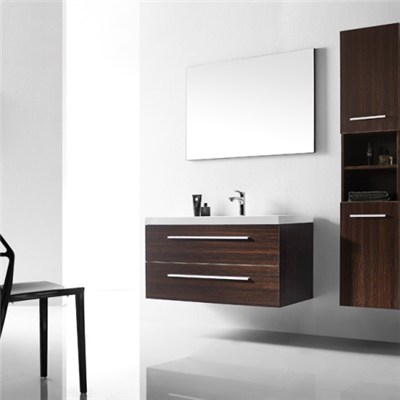 E1 Particleboard Or Plywood Or MDF Contemporary Bathroom Wall Cabinets With Mirrors