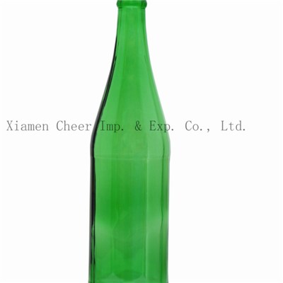 640ml Emerald Green Glass Beer Bottle(PJ640)