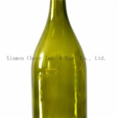 1000ml Glass Burgundy Bottle (PT1000-1146DG)