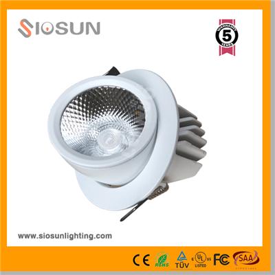 9W 4 IP65 Rotatable Recessed COB LED Trunk Downlights