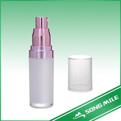 120ml Cosmetics Airless Glass Small Lotion Bottles For Body Care