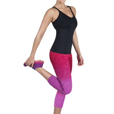 Ombre Cropped Fitness Capris