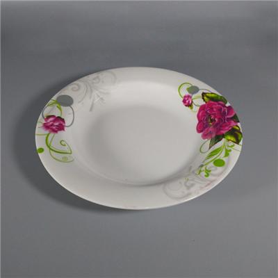 9inch Floral Collect Round Melamine Soup Dishware Plates