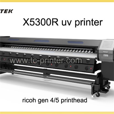 3.2m High Speed Uv Inkjet Printer Roll To Roll With Ricoh Head