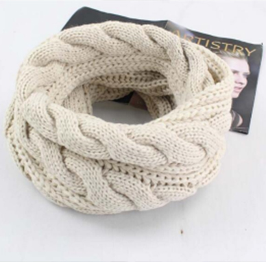 Custom Made Knitting Winter Warm Infinity Scarf