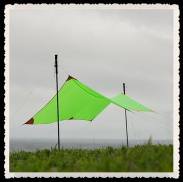 Camping Tarp With Pole
