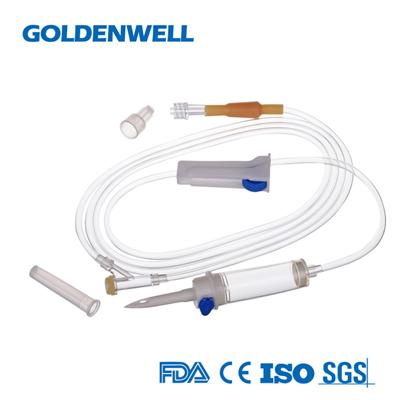 Disposable Infusion Set Luer Lock Connector Without Needle