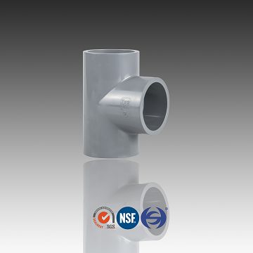 CPVC Equal Straight Tee Pipe Fitting For Water Supply
