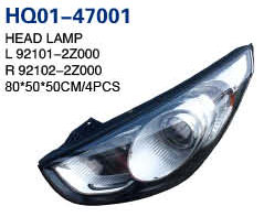 IX35 2011 Auto Lamp, Headlight, Tail Lamp, Back Lamp, Rear Lamp, Fog Lamp, Fog Lamp Cover, Rear Fog Lamp, Reflector (92102-2Z000, 92101-2Z000, 92402-2Z000, 92401-2Z000, 92406-2Z000, 92405-2Z000, 92202