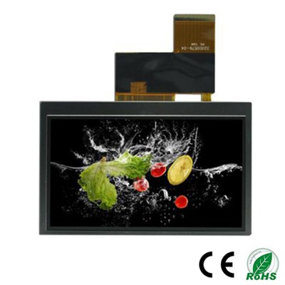 Sunlight Readable 4.3inch 480*272 TFT With Resistive Touch