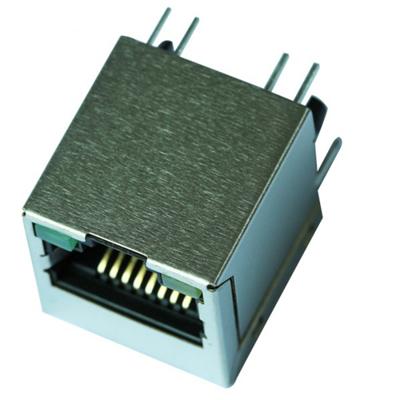 SI-16001-F Vertical RJ45 Connector with 10/100 Base-T Integrated Magnetics ,Without LED,RoHS