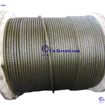 Ungalvanized Steel Wire Rope 6*37