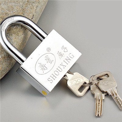 Square Shape Iron Padlock With Atom Keys