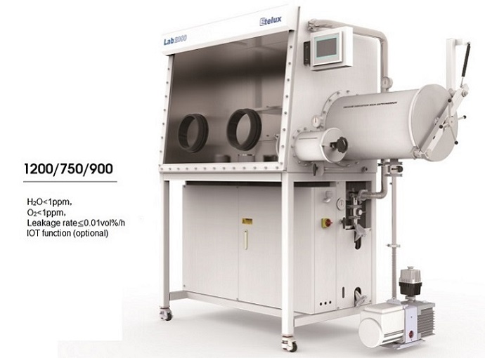 Vacuum Glove Box with Gas Purification System and Digital Control Lab2000 