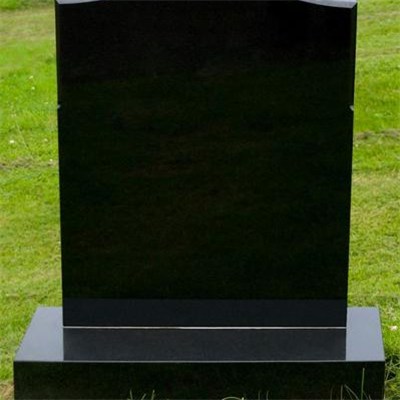 Discount Outdoors Cleaning Black Marble Headstone