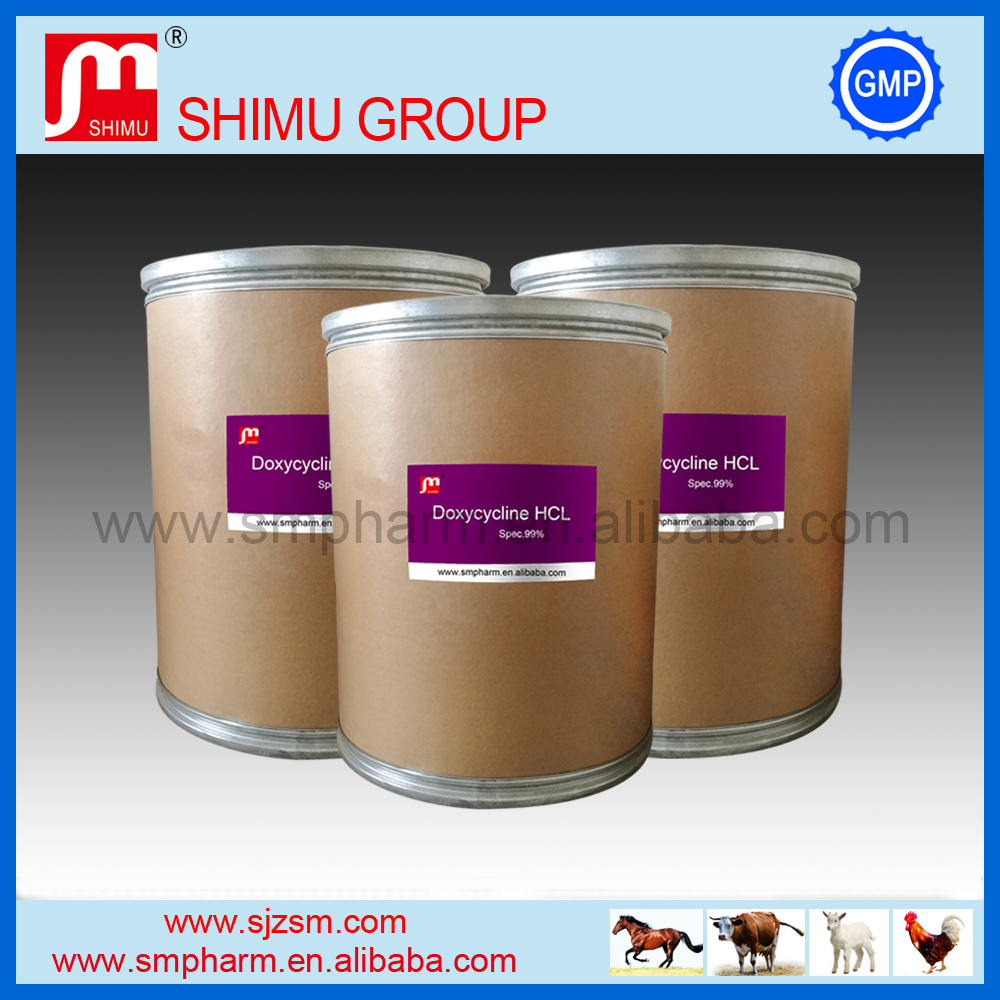 Doxycycline Hyclate /Doxycycline Hcl China Supplier/Factory supply pharma raw material powder