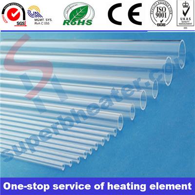High Temperature Transparent Quartz Glass Tube Use For Quartz Heater