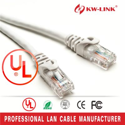 Customized Length Cat5e Ethernet Cable, UTP, Grey