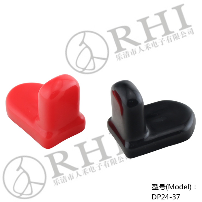 Black Small ladder-shaped battery terminal covers