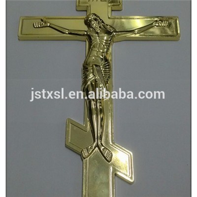 Coffin Accessories Cross Model Jesus 9 # With Plastic Material For Coffin