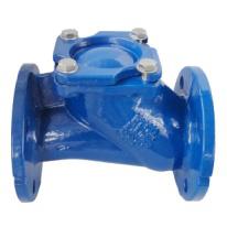 DIN3202 F6 ANSI 125/150 Ductile iron GGG40 flange ball check valve for water treatment 
