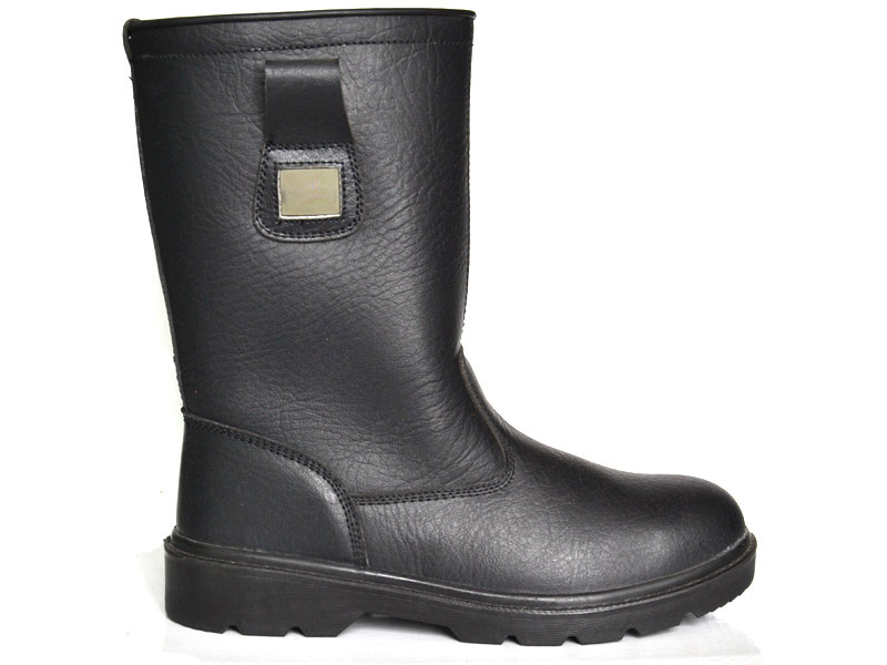 Black Pu rain boot manufacture/supplier in/from China
