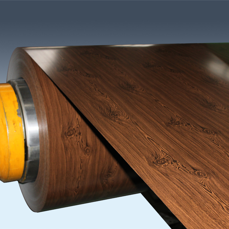 Wood grain ppgi coil /prepainted galvanized steel sheet ppgi with design