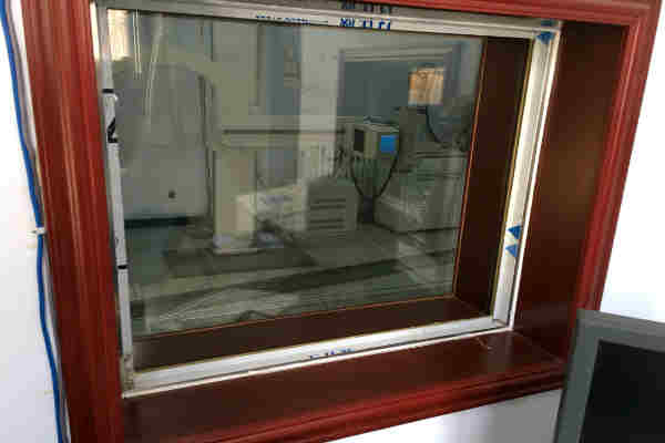 The X-ray Room Window Lead Glass