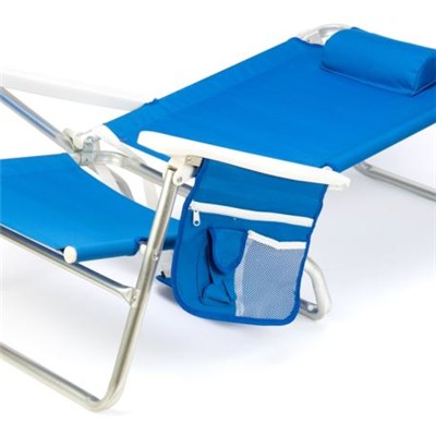 Favoroutdoor 5-Position Aluminum Frame Beach Chair With Pillow