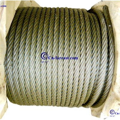 Ungalvanized Steel Wire Rope 6*12