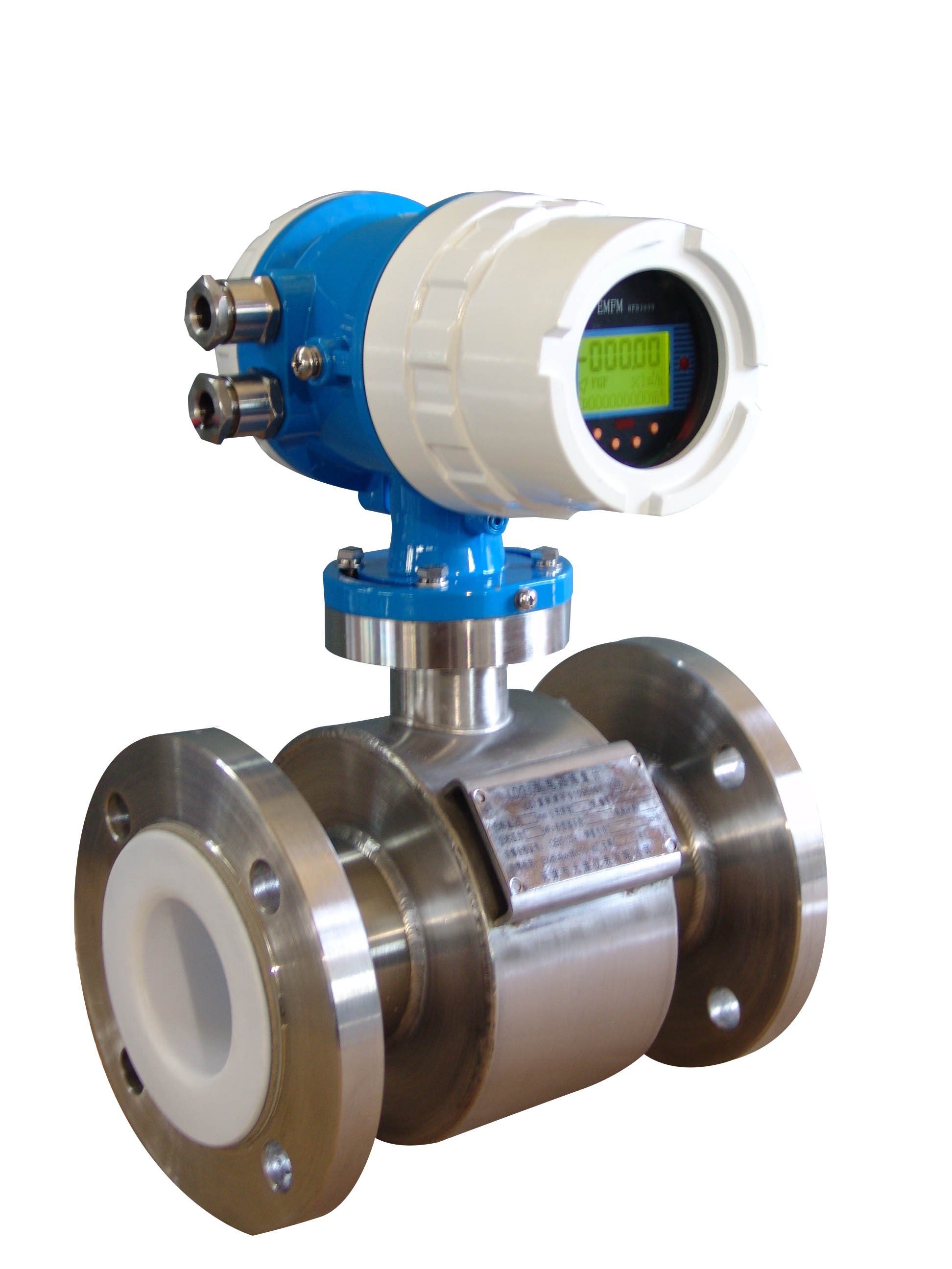 Intelligent/Electromagnetic flowmeter/Integration/With liquid crystal display/Battery powered/Metering conductive liquid/Metering water/cast iron/slurry/low price high quality good service hot sale/Ch