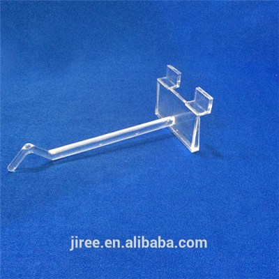 5.1 Clear Plastic Display Hooks With Label Holder Design