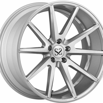 Silver Machined Forged Magnesium Wheel