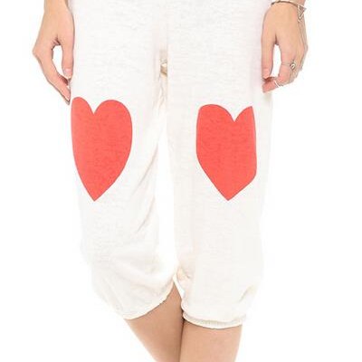 Spring Comfortable Soft Women's 100%cotton Casual Printed Pants