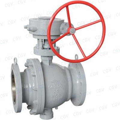 Anti-static Structure Cast Steel Floating Reduced Port ENP Coating Ball Valve By Lever Locking Device