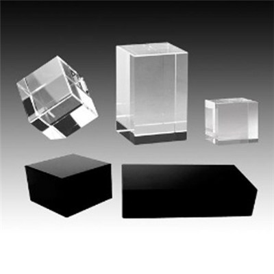 Optical K9 Black Crystal Cube