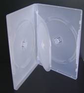 14mm translucent DVD Case for 3DVD with a tray