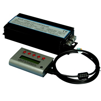 MPPT 12V 24V solar street light system charge controller  with light and time control and load control