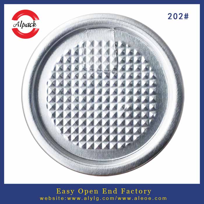 202# easy open peel off lid