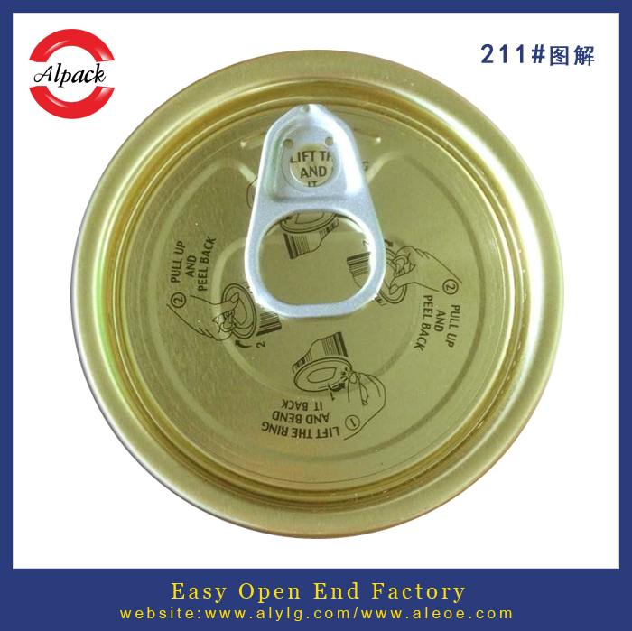 211#tinplate easy open end