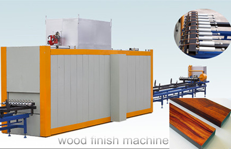 wood grain finish machine for aluminum profile