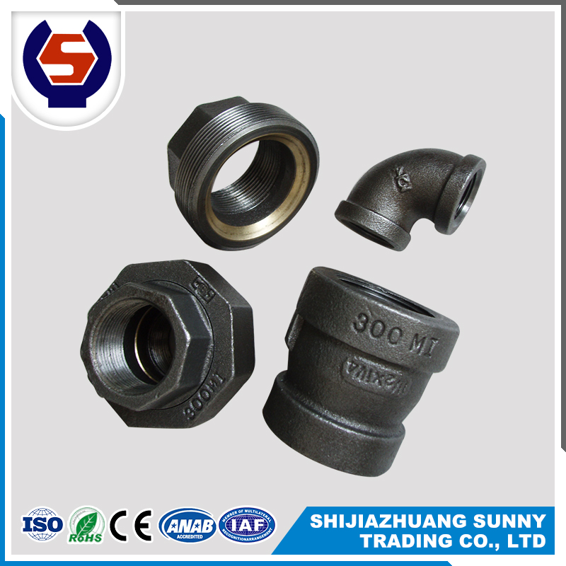 High Quality Galvanized Malleable Iron Pipe Fittings in BS, DIN, NPT standard