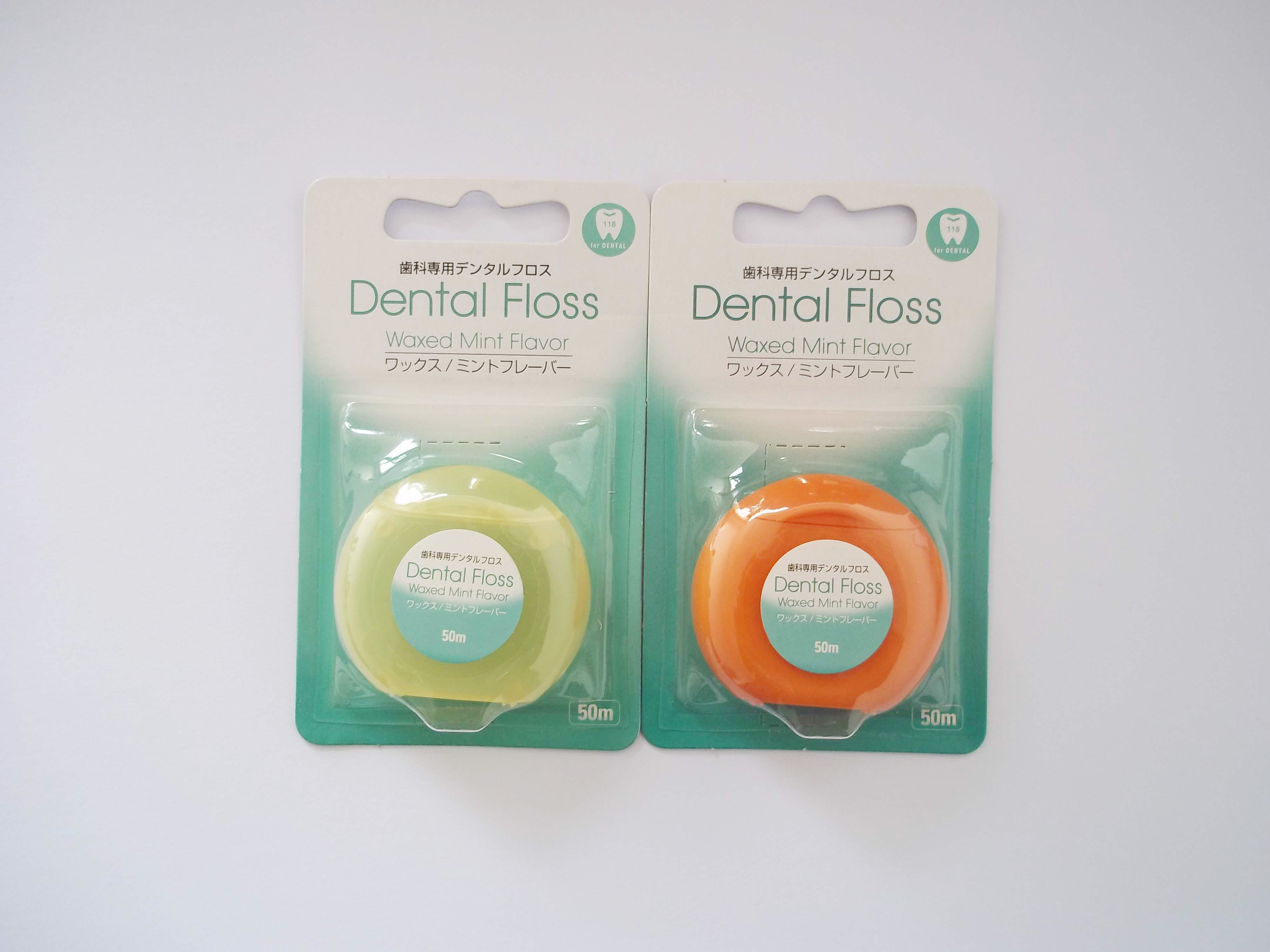 50M circle shape dental floss