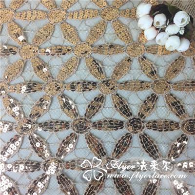 Fashion wholesale custom tassel cotton embroidery wedding lace 